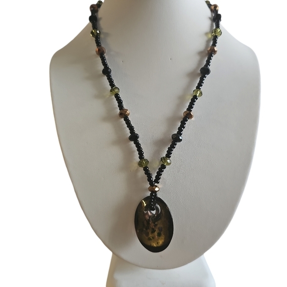 Murano Glass Oval Necklace - Picture 7 of 7